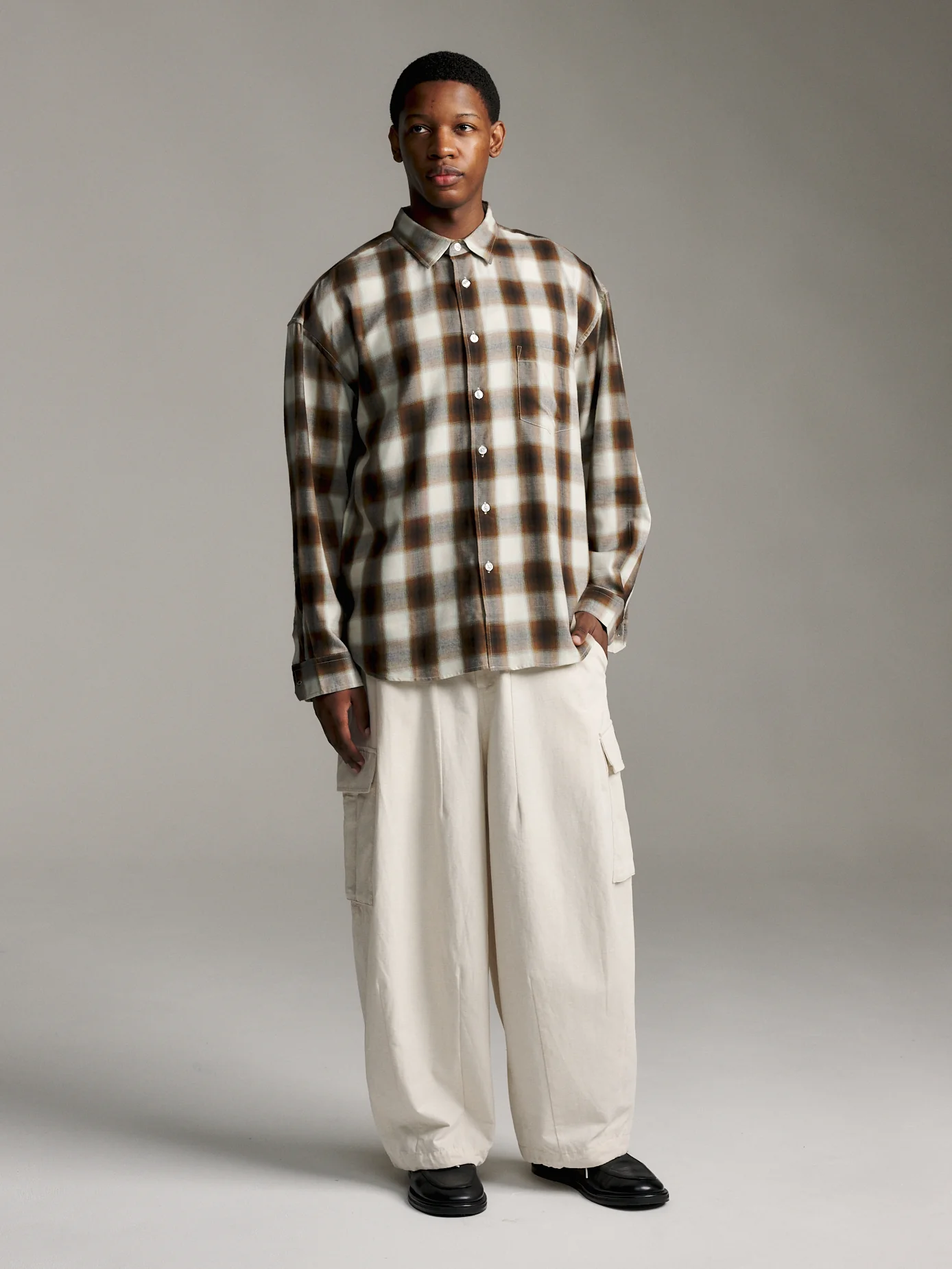 OMBRE CHECK SHIRT